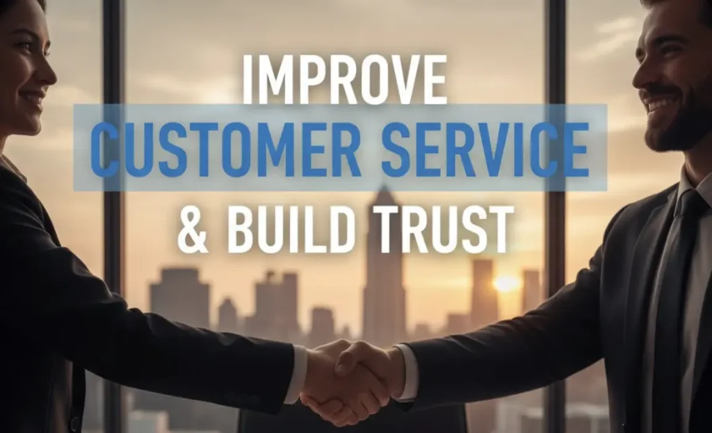 Trust, improve customer services

